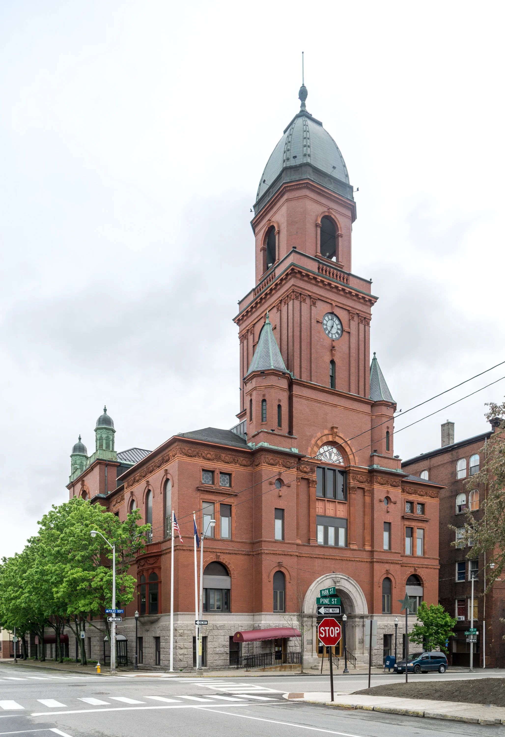 Lewiston town center in Lewiston, New York
