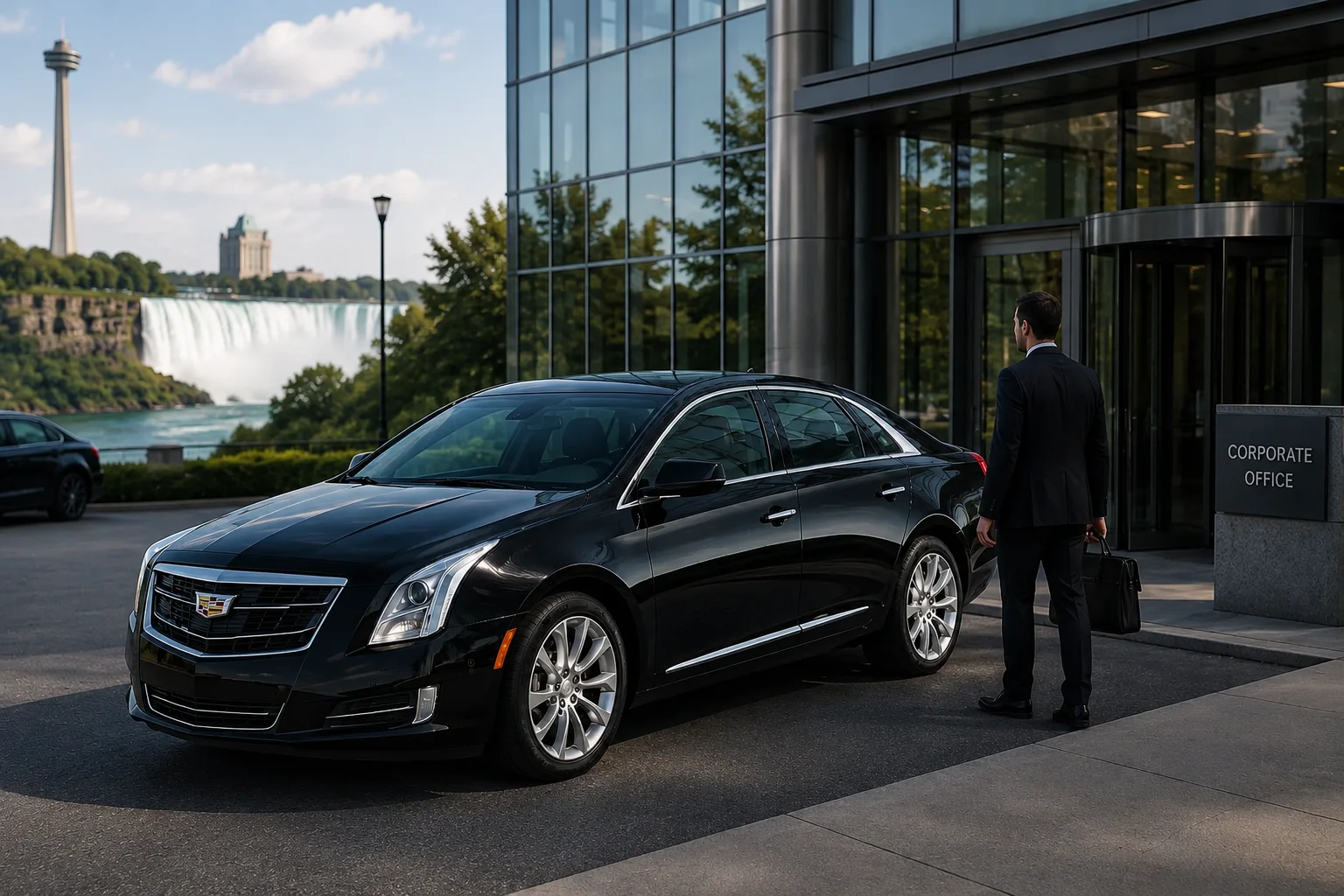 Corporate limousine transportation service