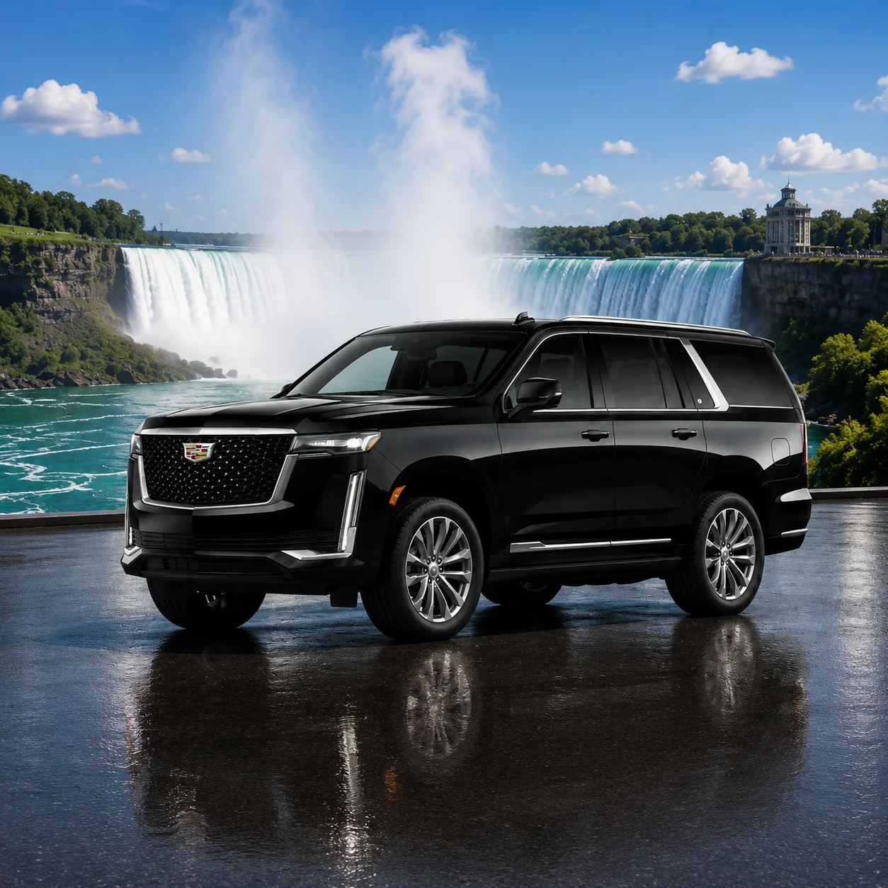 Cadillac Escalade luxury SUV for limousine service