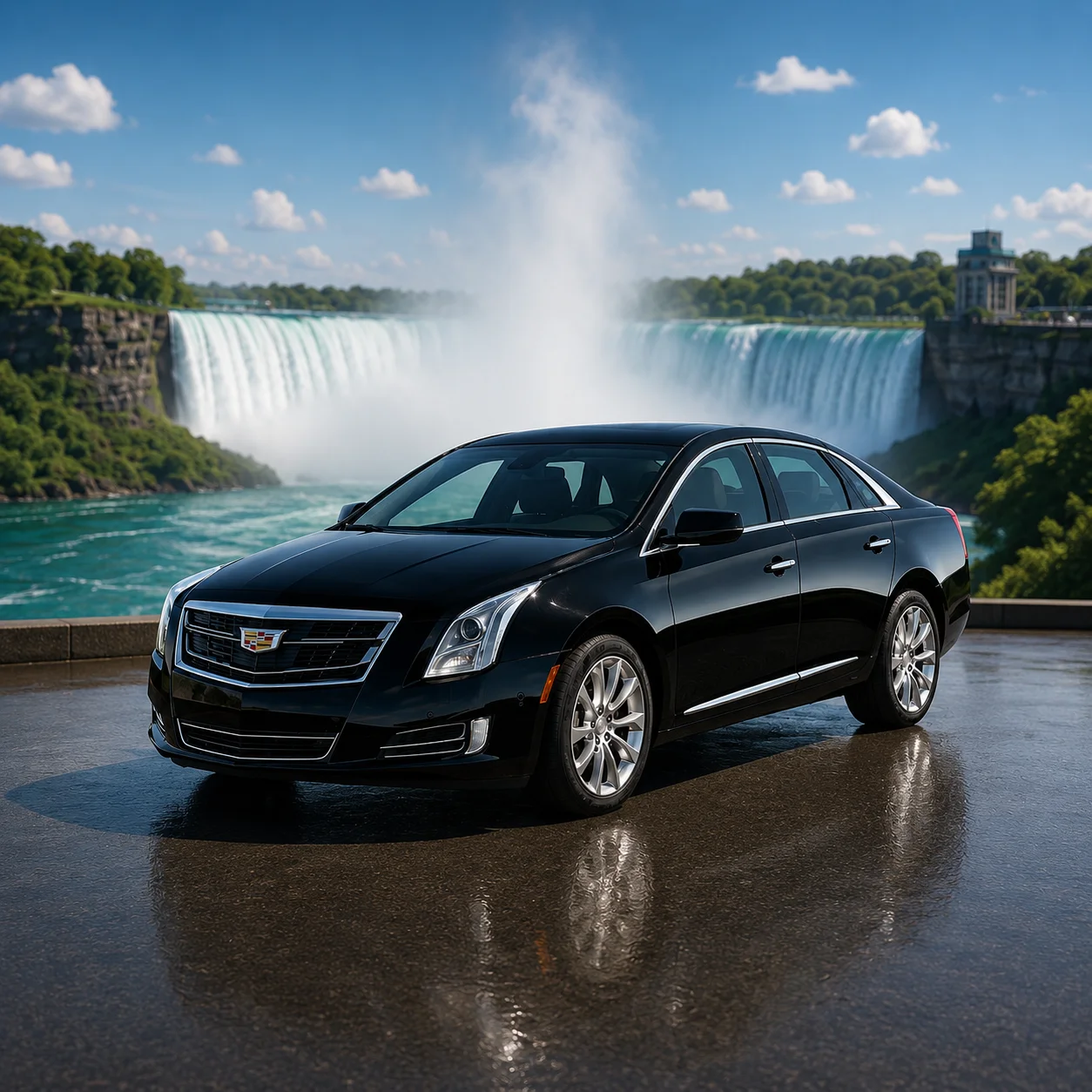 Cadillac XTS luxury sedan for limousine service