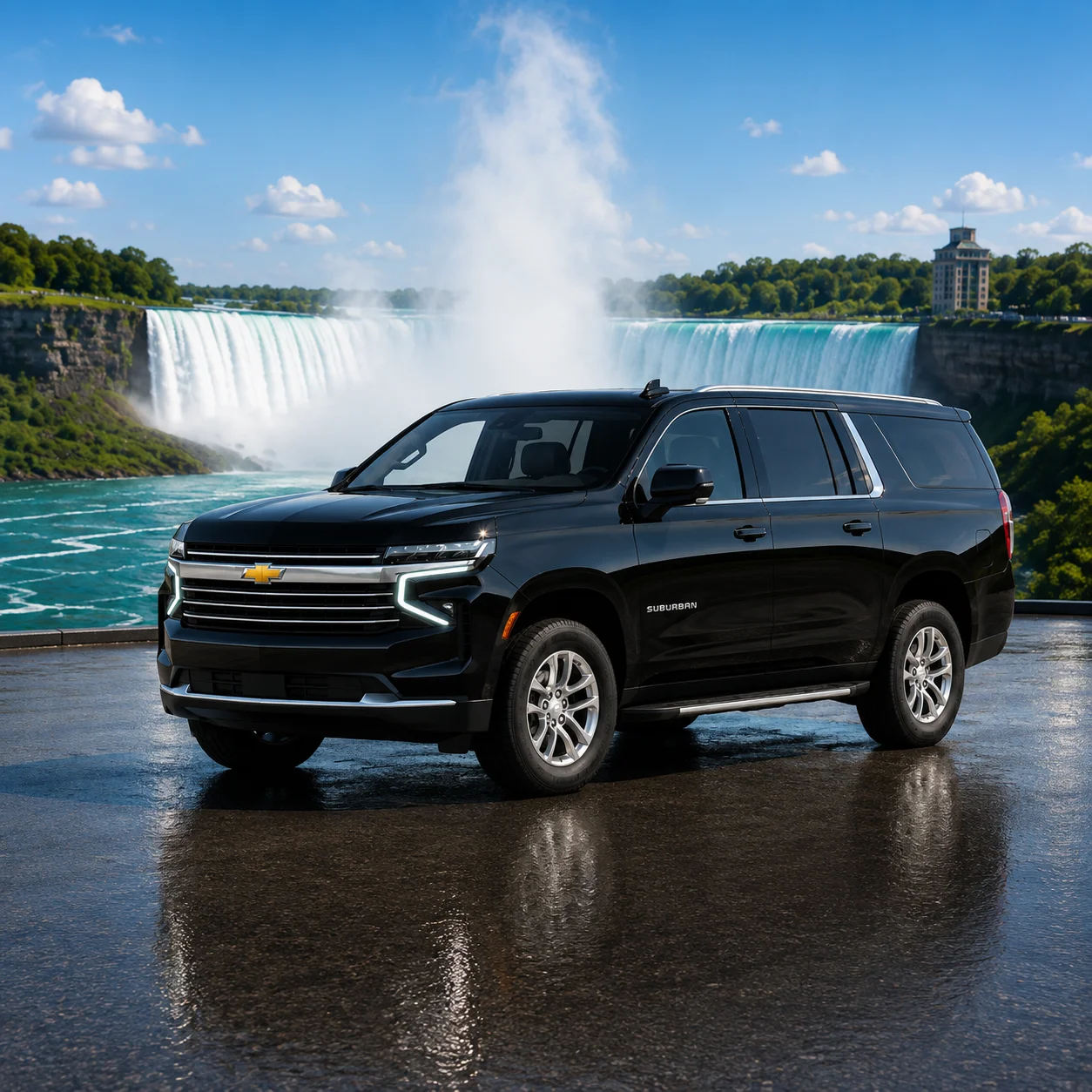 Chevrolet Suburban luxury SUV for limousine service