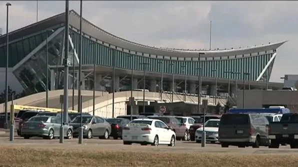Buffalo Niagara Airport parking Parking area at Buffalo Niagara International Airport