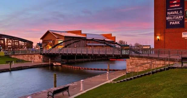 Buffalo waterfront, Buffalo NY Buffalo waterfront on Lake Erie, New York