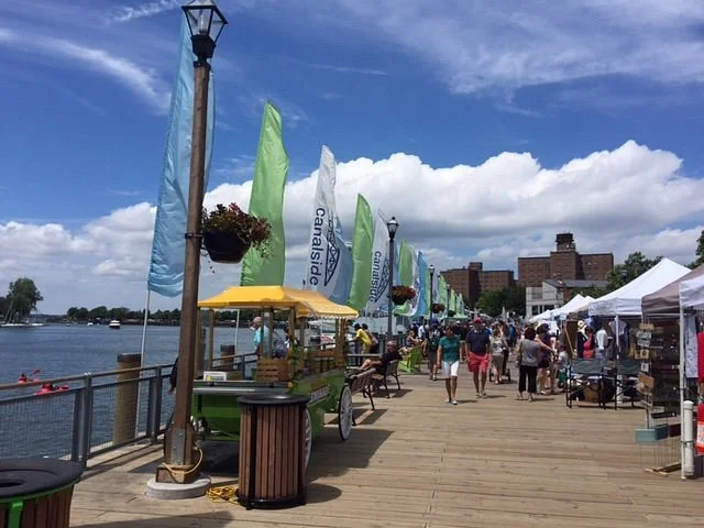Canalside Buffalo waterfront Canalside waterfront in Buffalo, New York