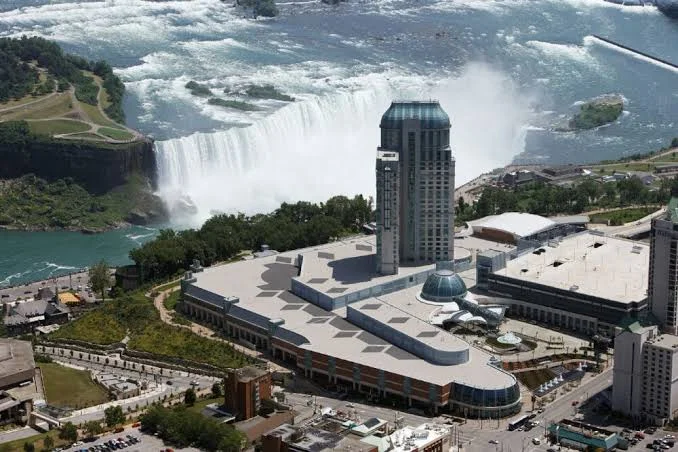Fallsview casino area Fallsview casino area in Niagara Falls, Ontario