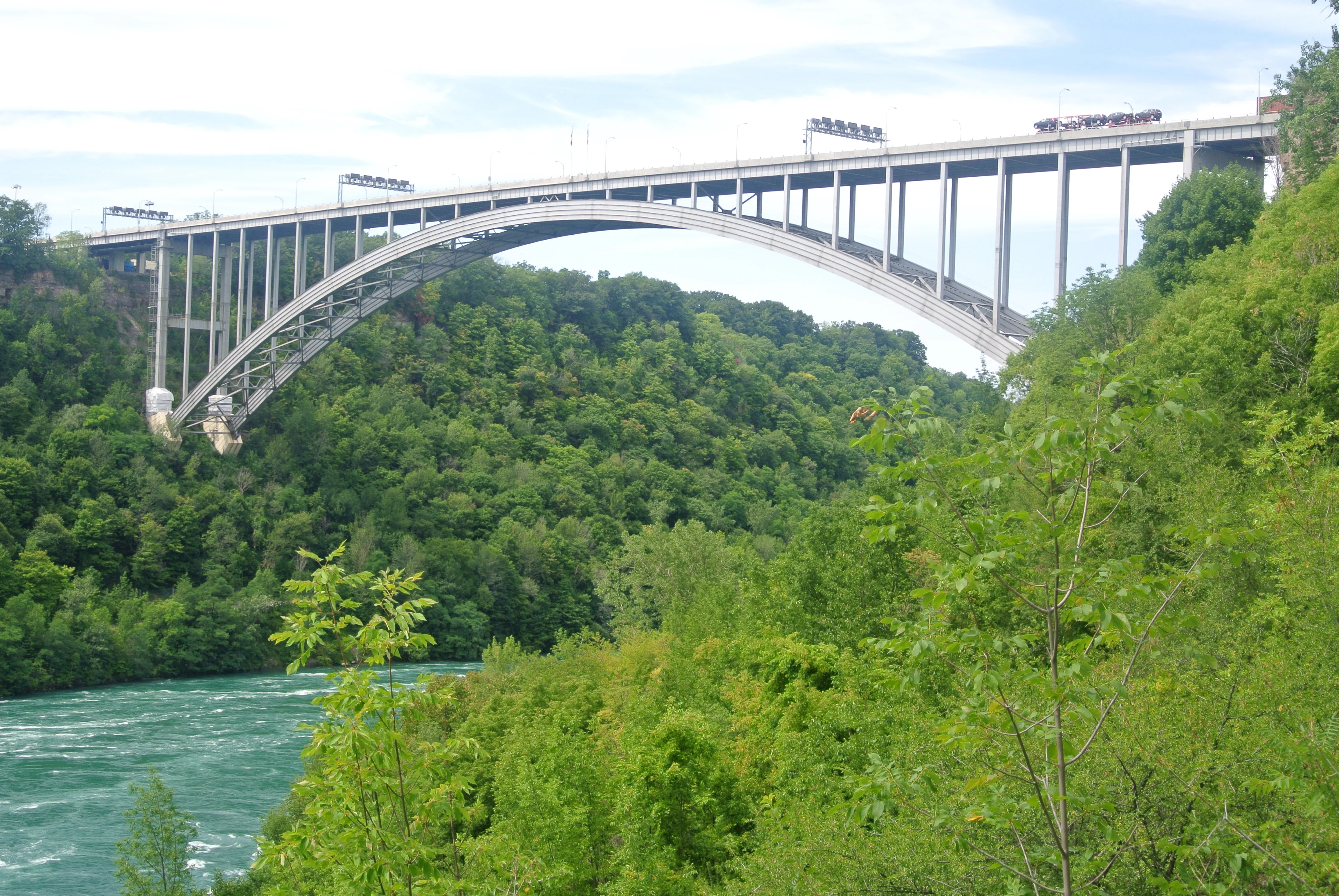 Lewiston-Queenston Bridge Lewiston-Queenston Bridge over the Niagara River
