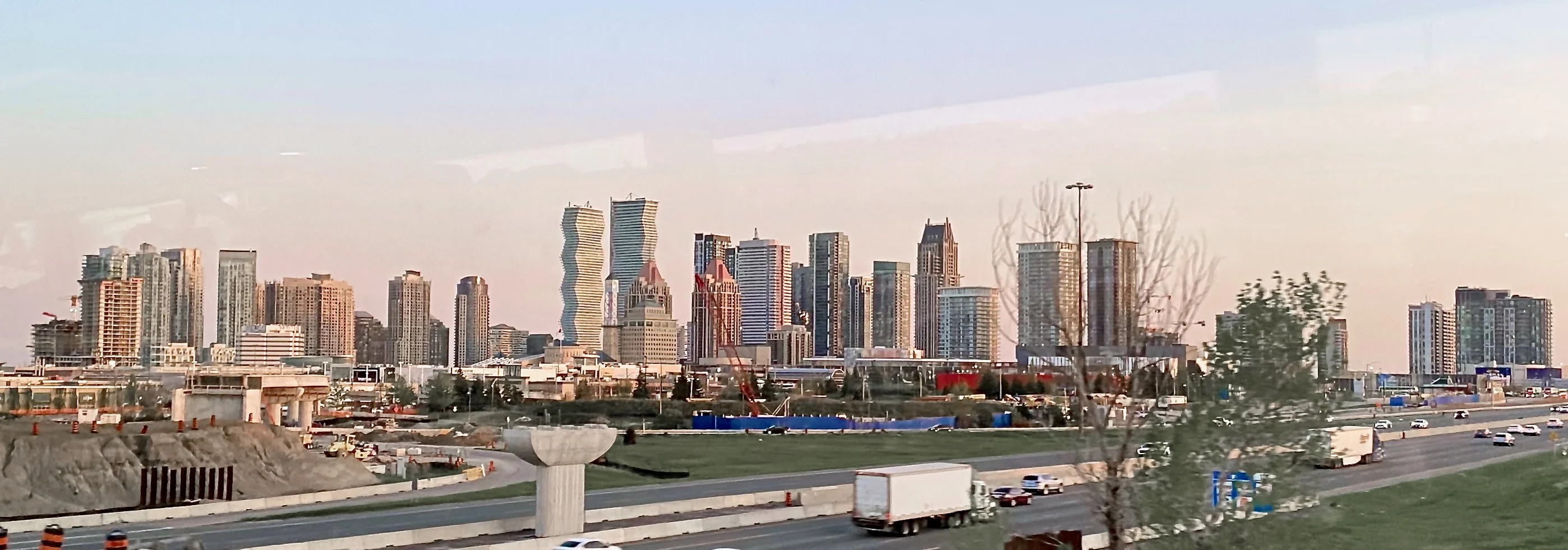 Mississauga city centre skyline, Ontario