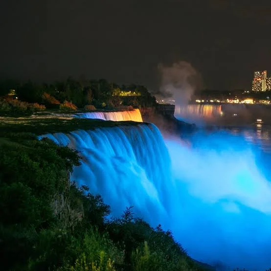 Falls night illumination from Queen Victoria Park
