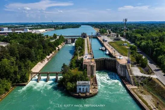 Welland Canal in St. Catharines, Ontario