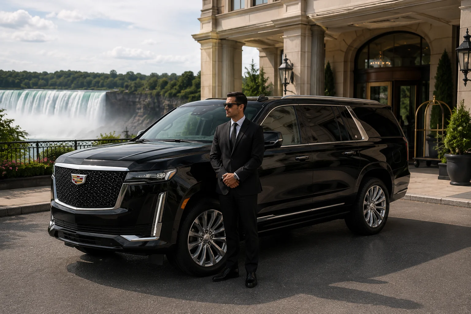 Professional limousine chauffeur service
